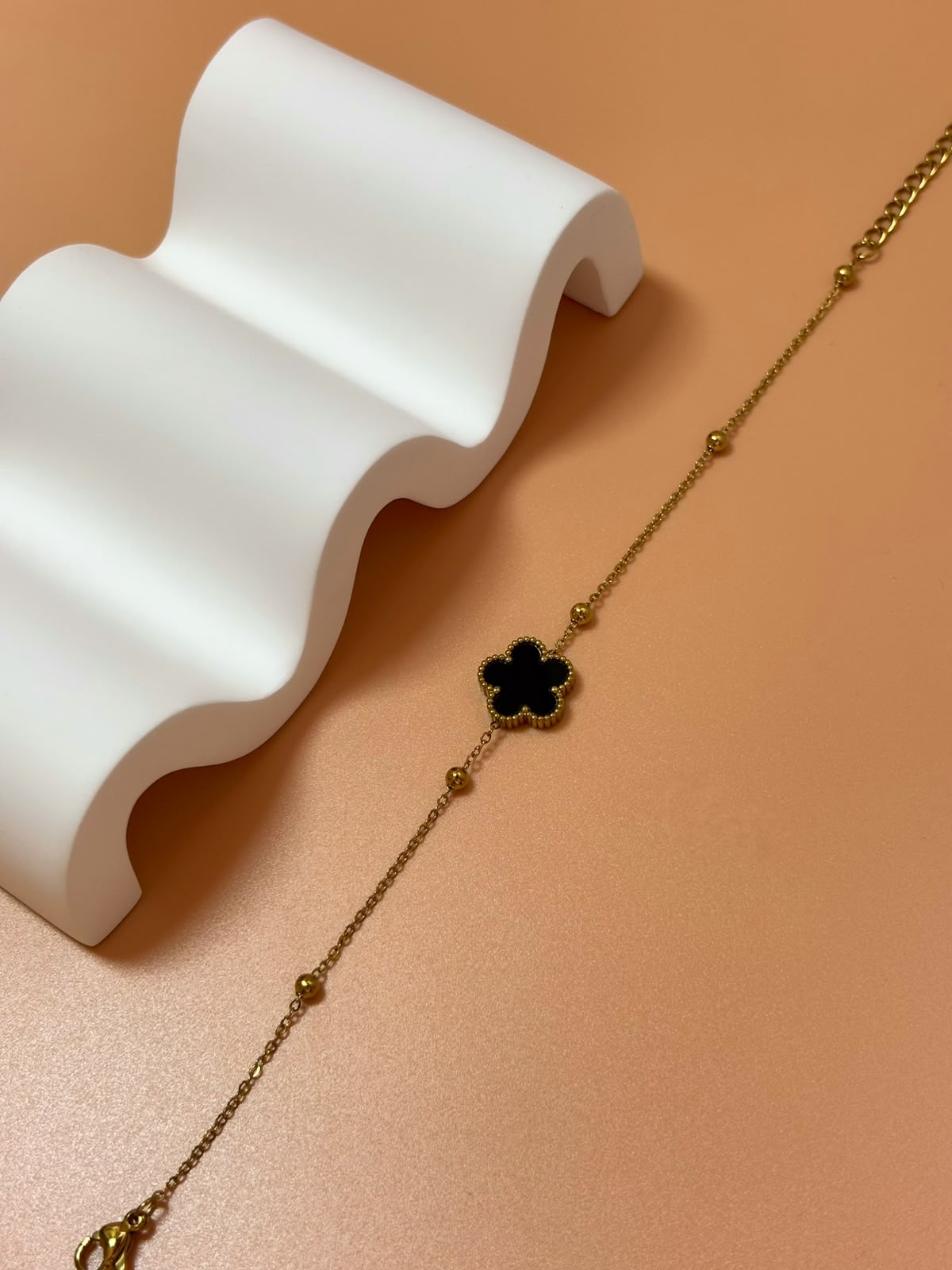 Gold clover bracelet from KM Fancy Gold